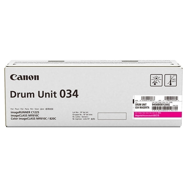 Canon 034 carga Unit Magenta IR c1225if estándar