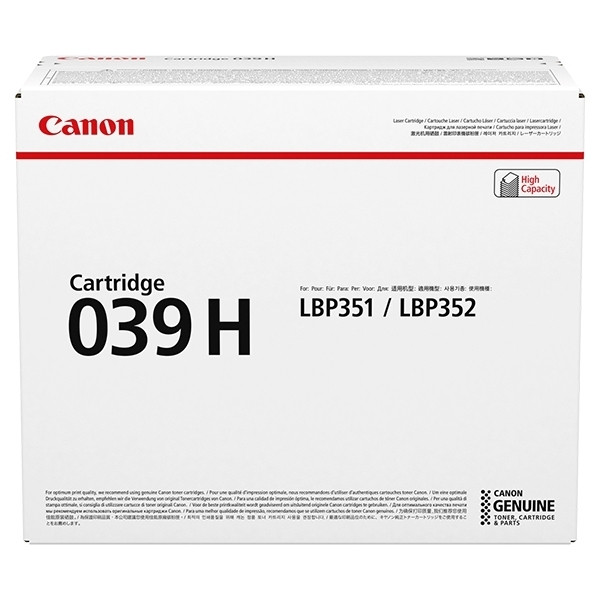 Canon 039 H toner negro XL (original) 0288C001 017276 - 1