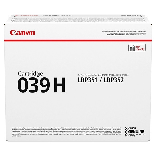 Canon 039 H toner negro XL (original) 903280 - 1