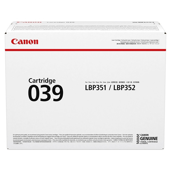 Canon 039 toner negro (original)