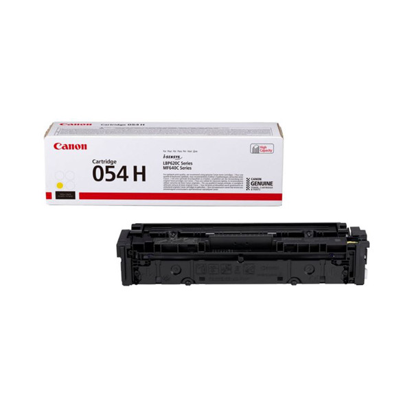 Canon 054H Y toner amarillo XL (original) 3025C002 070072 - 1