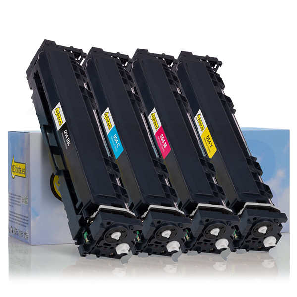 Canon 054 BK/C/M/Y pack toner negro + 3 colores (marca 123tinta)  130707 - 1