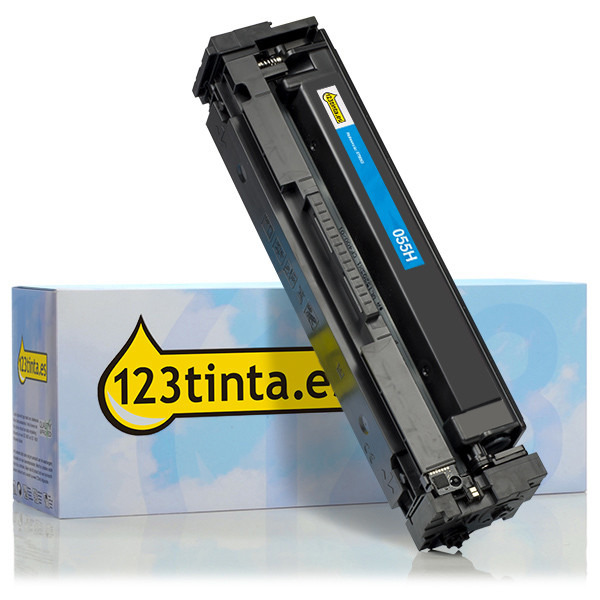 Canon 055H C toner cian XL (marca 123tinta) 3019C002C 070053 - 1