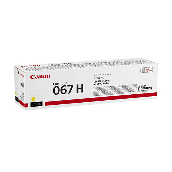 Canon 067H Y toner amarillo XL (original) – imagen 2