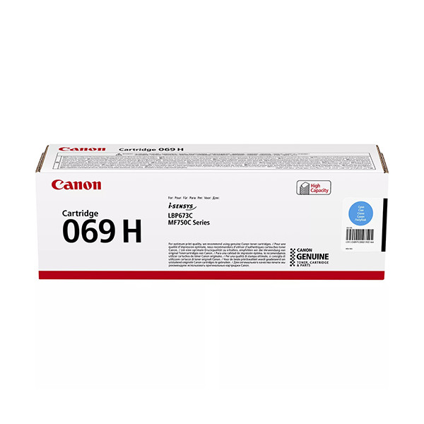 Canon 069H C toner cian de alta capacidad (original) 5097C002 070138 - 1