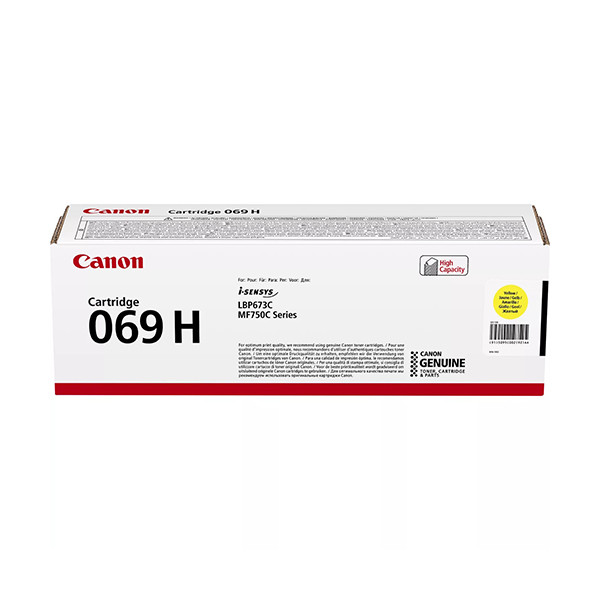 Canon 069H Y toner amarillo XL (original) – imagen 5