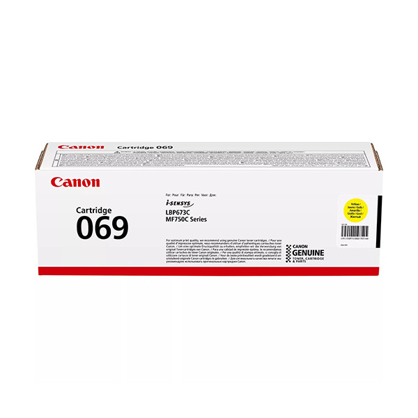 Canon 069 Y toner amarillo (original) – imagen 2