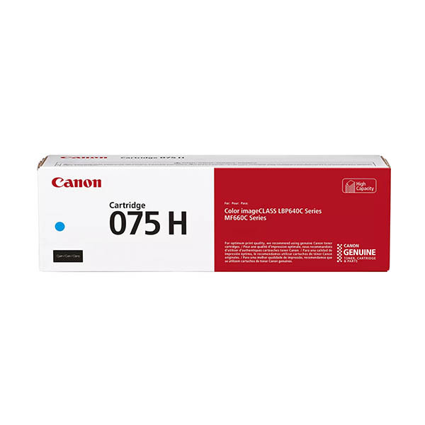 Canon 075H C toner cian XL (original)