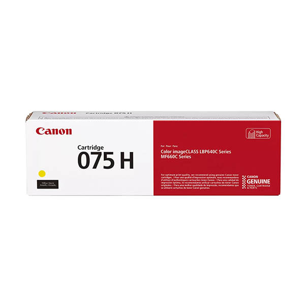 Canon 075H Y toner amarillo XL (original)