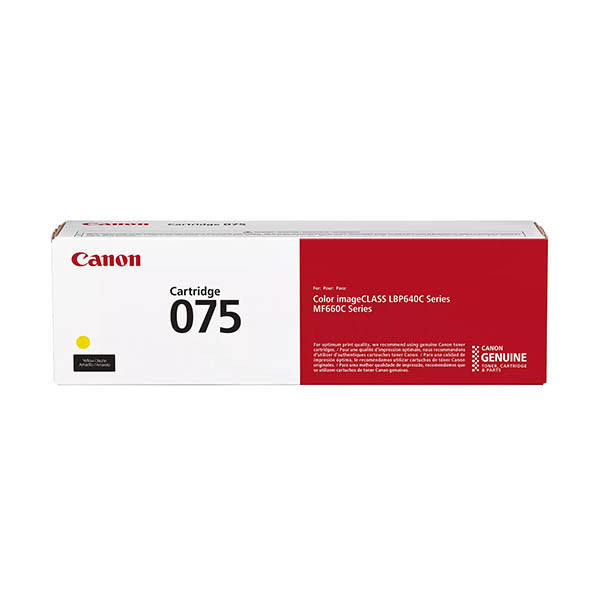 Canon 075 Y toner amarillo (original)