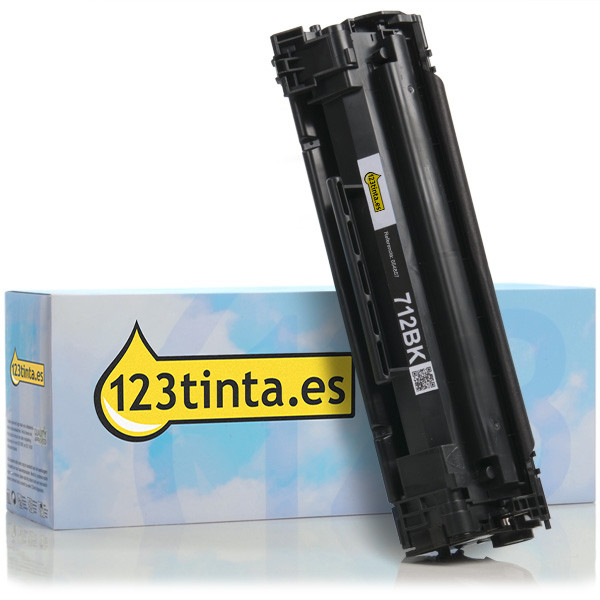 Canon 712 BK toner negro (marca 123tinta) 1870B002AAC 070913 - 1