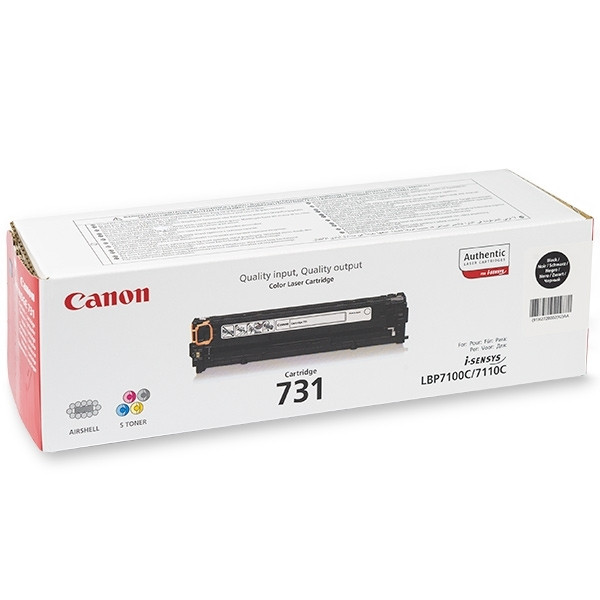 Canon 731BK toner negro (original) – imagen 2