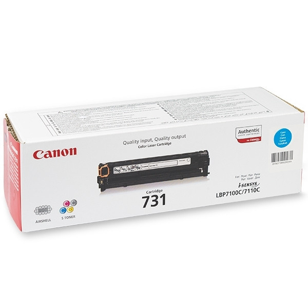 Canon 731C toner cian (original) – imagen 5