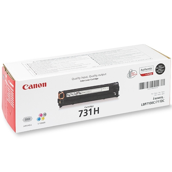 Canon 731HBK toner negro XL (original) – imagen 2