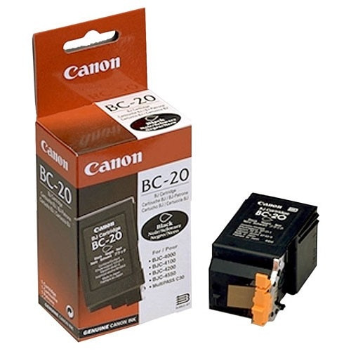 Canon BC-20 cartucho de tinta negro (original) 0895A002 010200 - 1
