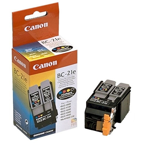 Canon BC-21e cabezal de impresión negro + color (original) 0899A002 010250 - 1