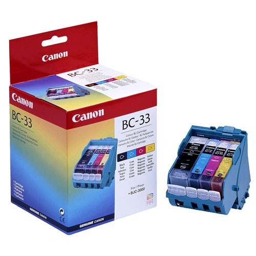 Canon BC-33e cabezal de impresión negro y color (original) 4611A002 010340 - 1