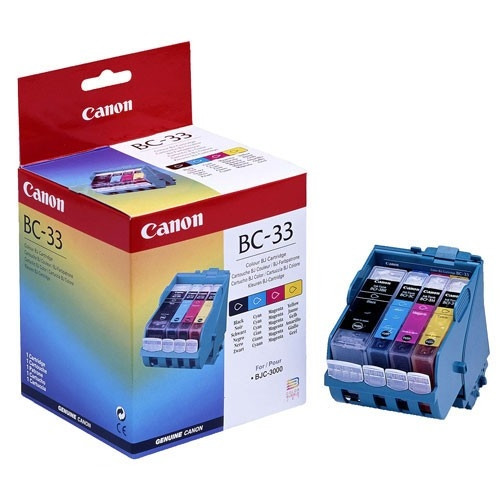 Canon BC-33e cabezal de impresión negro y color (original)