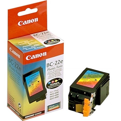 Canon BC- 22e cartucho de tinta negro foto y color (original) 0902A002 010260 - 1