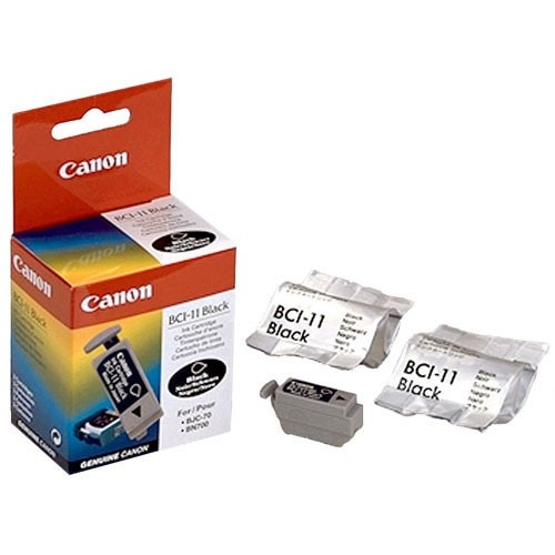 canon bci-11bk 3 x cartucho de tinta negro original