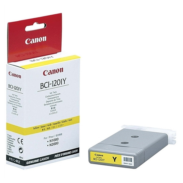 Canon BCI-1201Y cartucho de tinta amarillo (original) 7340A001 012035 - 1