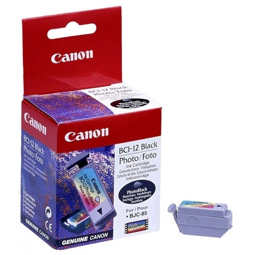 Canon BCI-12BK cartucho de tinta foto negro (original) 0959A002 012000 - 1