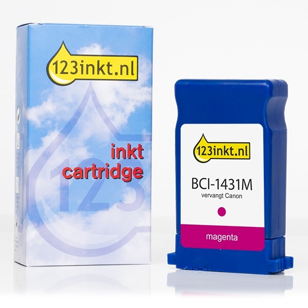 Canon BCI-1431M cartucho de tinta magenta (marca 123tinta) 8971A001C 017167 - 1