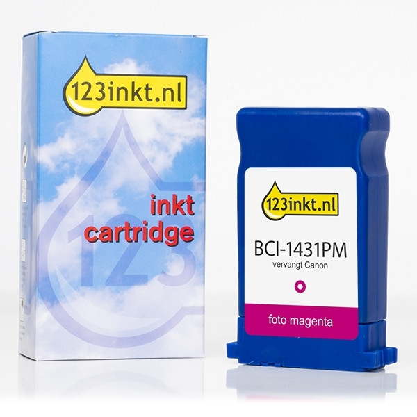 Canon BCI-1431PM cartucho de tinta foto magenta (marca 123tinta) 8974A001C 017476 - 1