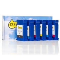 Canon BCI-1431 cartuchos de tinta (marca 123tinta) | Pack negro + 5 colores 132057