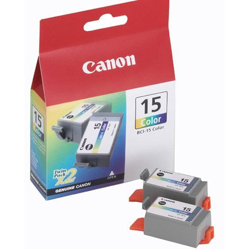 Canon BCI-15C: 2x cartucho de tinta color (original) 8191A002 014050 - 1