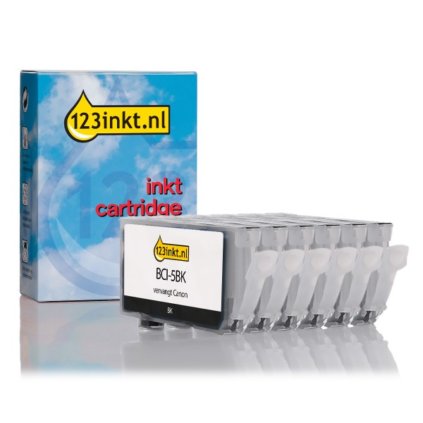 Canon BCI-5 cartuchos de tinta (marca 123tinta) | Pack negro + 5 colores 127166 - 1