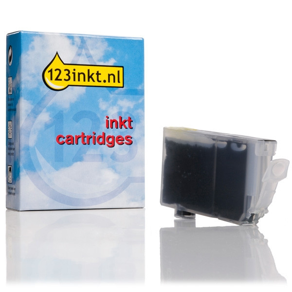 Canon BCI-6BK cartucho de tinta negro (marca 123tinta) 4705A002C 011410 - 1