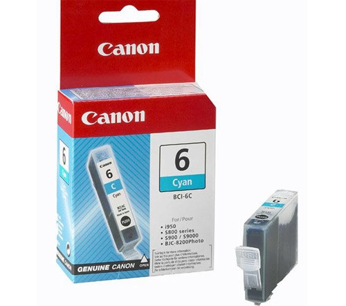 Canon BCI-6C cartucho de tinta cian (original) 4706A002 011420 - 1