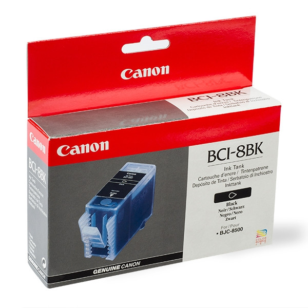 Canon BCI-8BK cartucho de tinta negro (original) 0977A002AA 011595 - 1