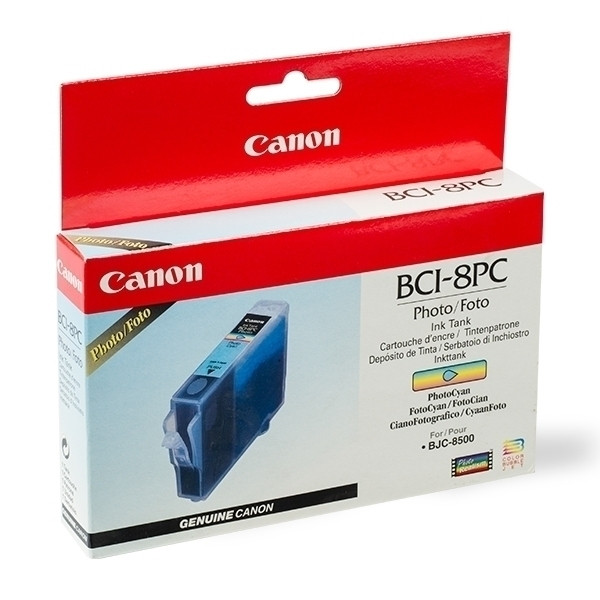 Canon BCI-8PC cartucho de tinta cian foto (original) 0983A002AA 011635 - 1
