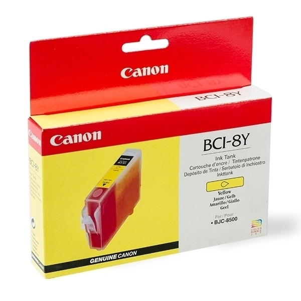 Canon BCI-8Y cartucho de tinta amarillo (original) 0981A002AA 011625 - 1