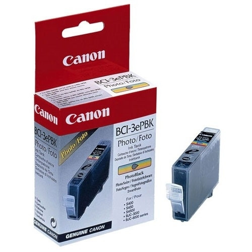 Canon BCI- 3ePBK cartucho de tinta negro foto (original) 4485A002 011080 - 1