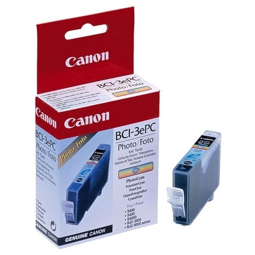 Canon BCI- 3ePC cartucho de tinta cian foto (original) 4483A002 011100 - 1