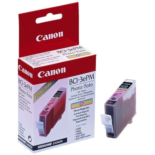 Canon BCI- 3ePM cartucho de tinta magenta foto (original) 4484A002 011120 - 1