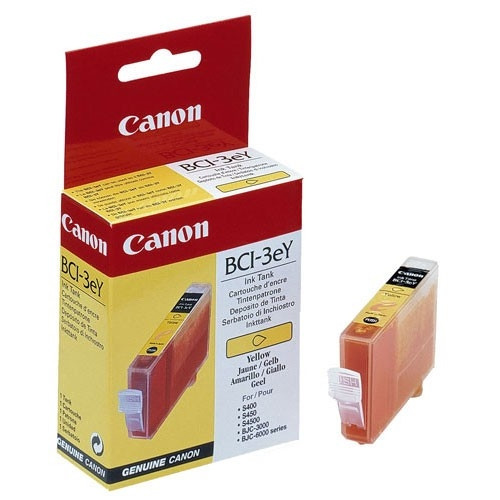 Canon BCI- 3eY cartucho de tinta amarillo (original) 4482A002 011060 - 1