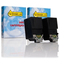 Canon BX-20 cartucho de tinta negro (marca 123tinta) | Pack 2 uds 010221