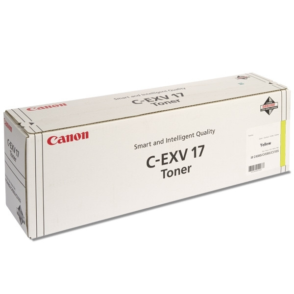Canon C-EXV 17 Y toner amarillo (original) 0259B002 070978 - 1