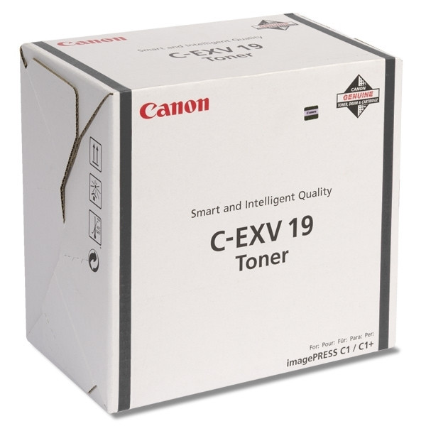 Canon C-EXV 19 BK toner negro (original) 0397B002 070888 - 1