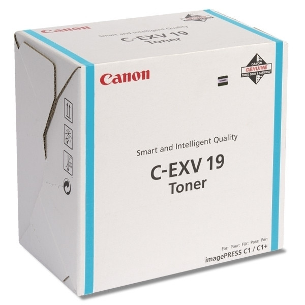 Canon C-EXV 19 C toner cian (original) 0398B002 070890 - 1