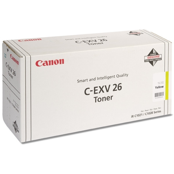 Canon C-EXV 26 Y toner amarillo (original) 1657B006 070876 - 1