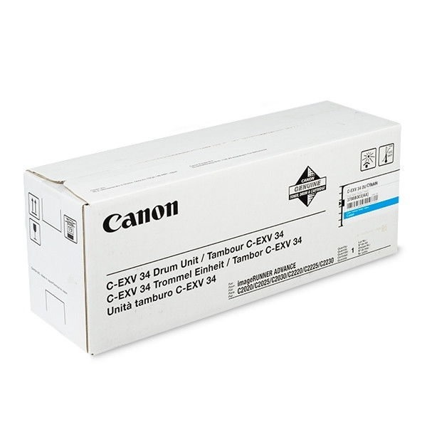 Canon C-EXV 34 tambor cian (original) 3787B003 070722 - 1