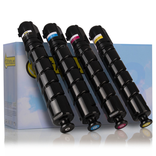 Canon C-EXV 48 toners (marca 123tinta) | Pack negro + 3 colores 130715 - 1