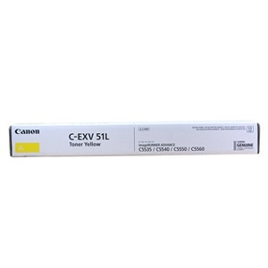 Canon C-EXV 51L Y toner amarillo (original) 0487C002 017504 - 1