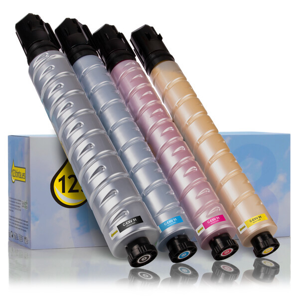 Canon C-EXV 51 toners (marca 123tinta) | Pack negro + 3 colores 130722 - 1