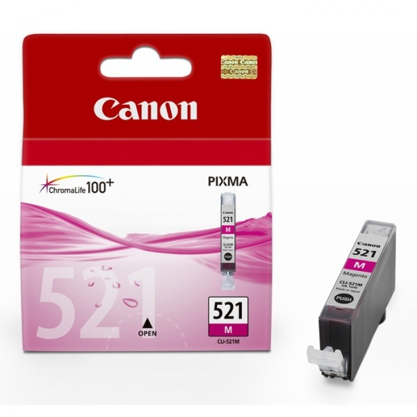 Canon CLI-521M cartucho de tinta magenta (original) – imagen 2